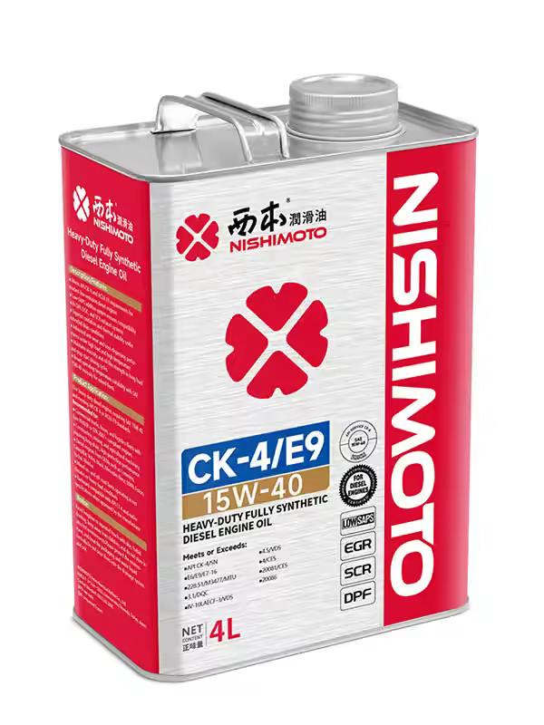 CK-4/E9 15W40 4L front pack