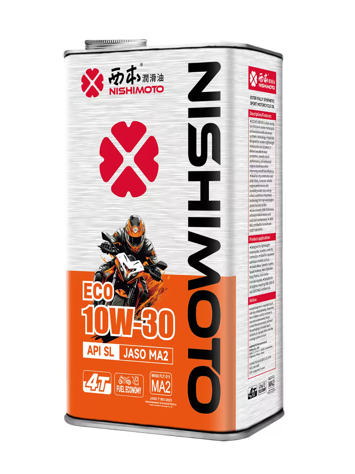 Eco 4t 10w30 4L front pack