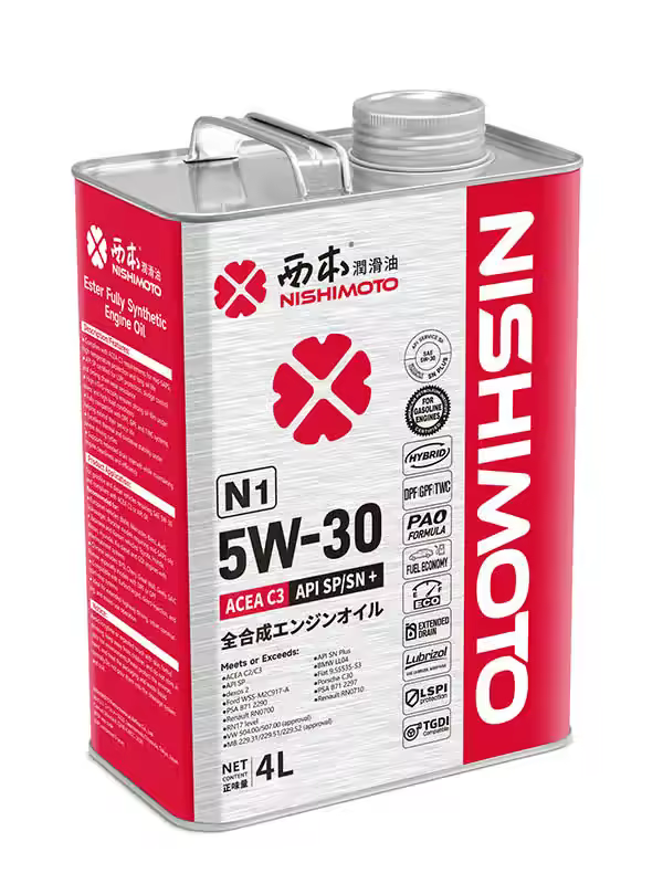 N1 C3 5W30 4L front pack
