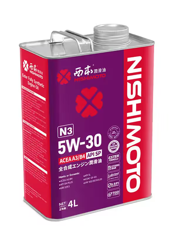 N3 A3B4 5W30 4L front pack