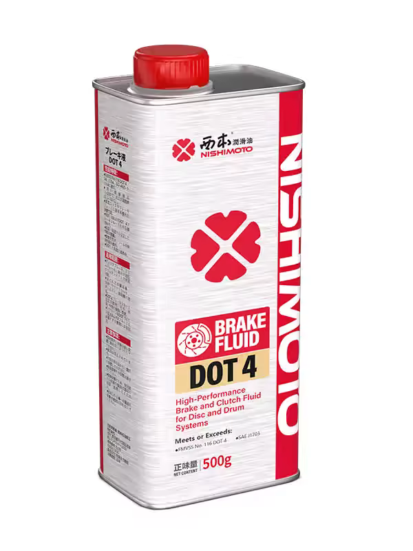 NISHIMOTO Brake Fluid DOT 4 4L front pack